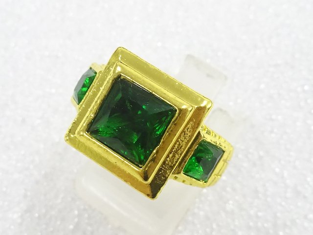 COLORED STONE FASHION RING / JP SIZE 13